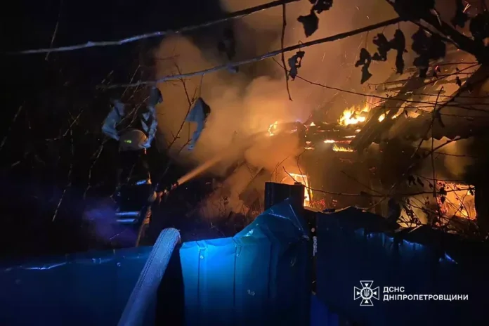 Пожежа у Павлоградському районі: горів житловий будинок