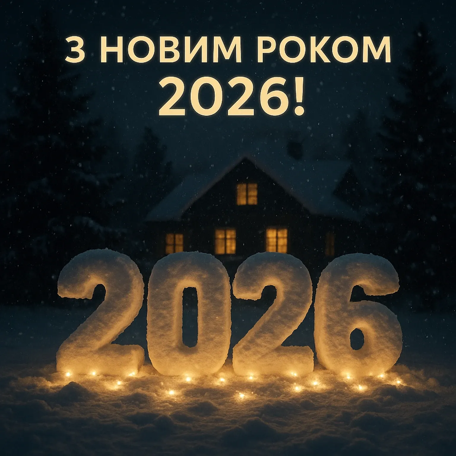 Привітання з новим роком 2026