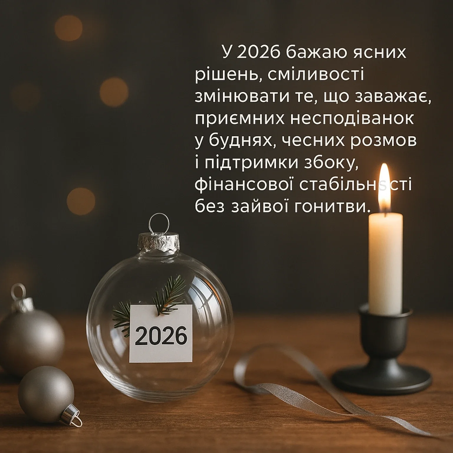 Привітання з новим роком 2026