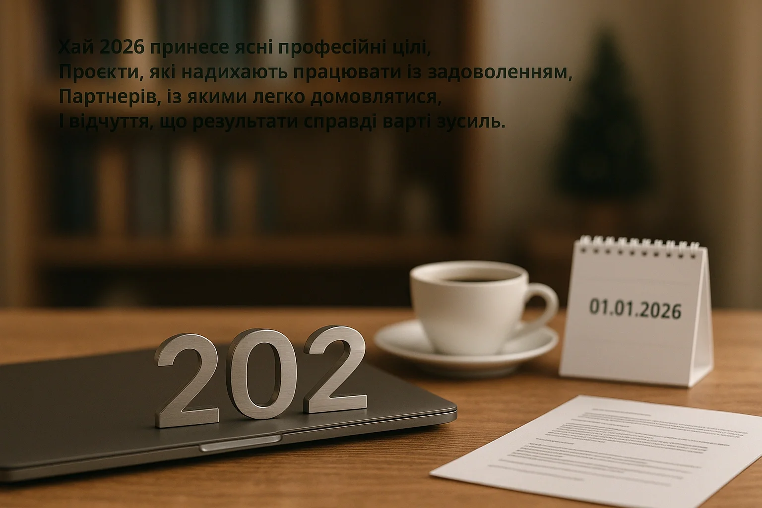 Привітання з новим роком 2026