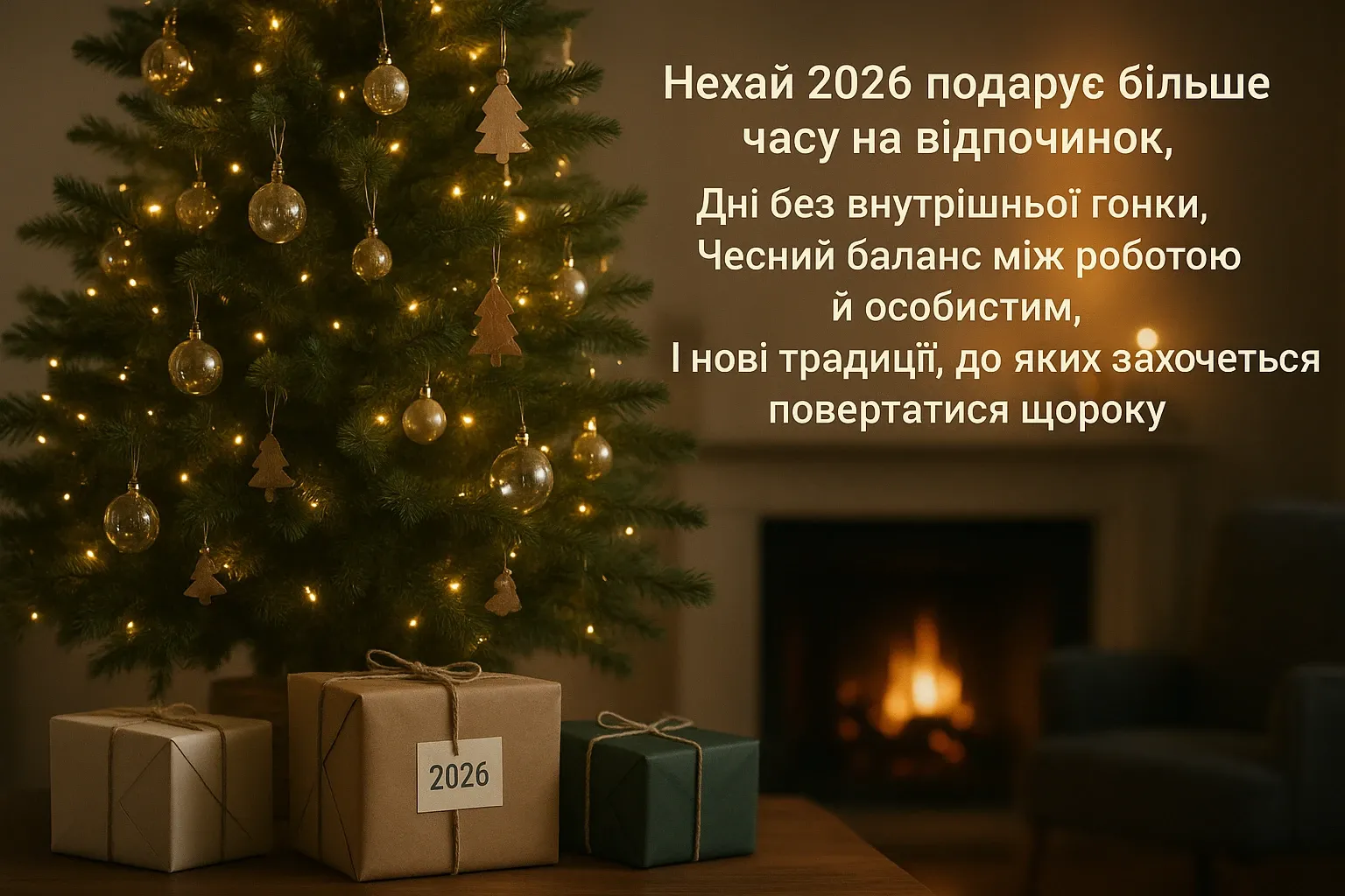 Привітання з новим роком 2026