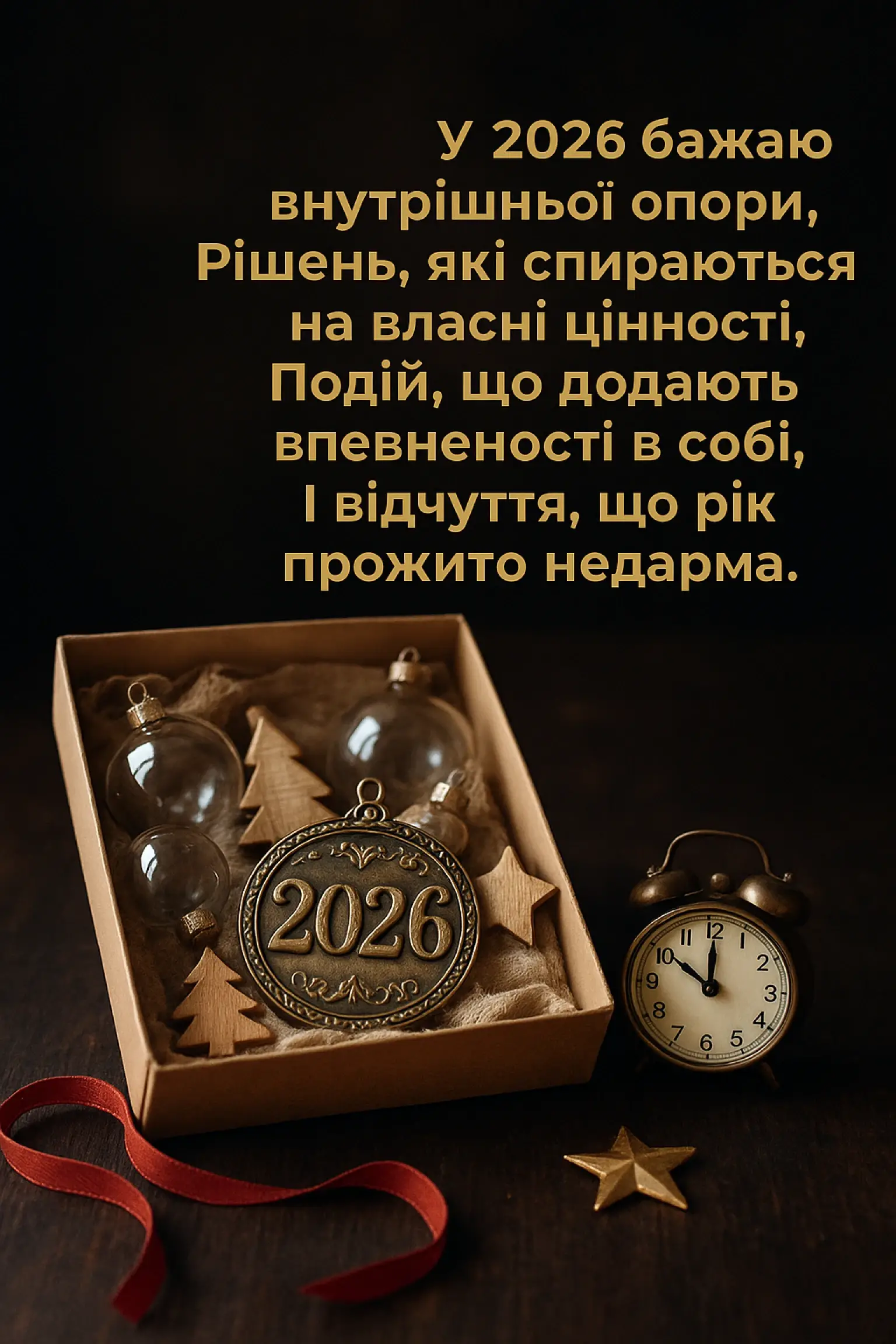 Привітання з новим роком 2026