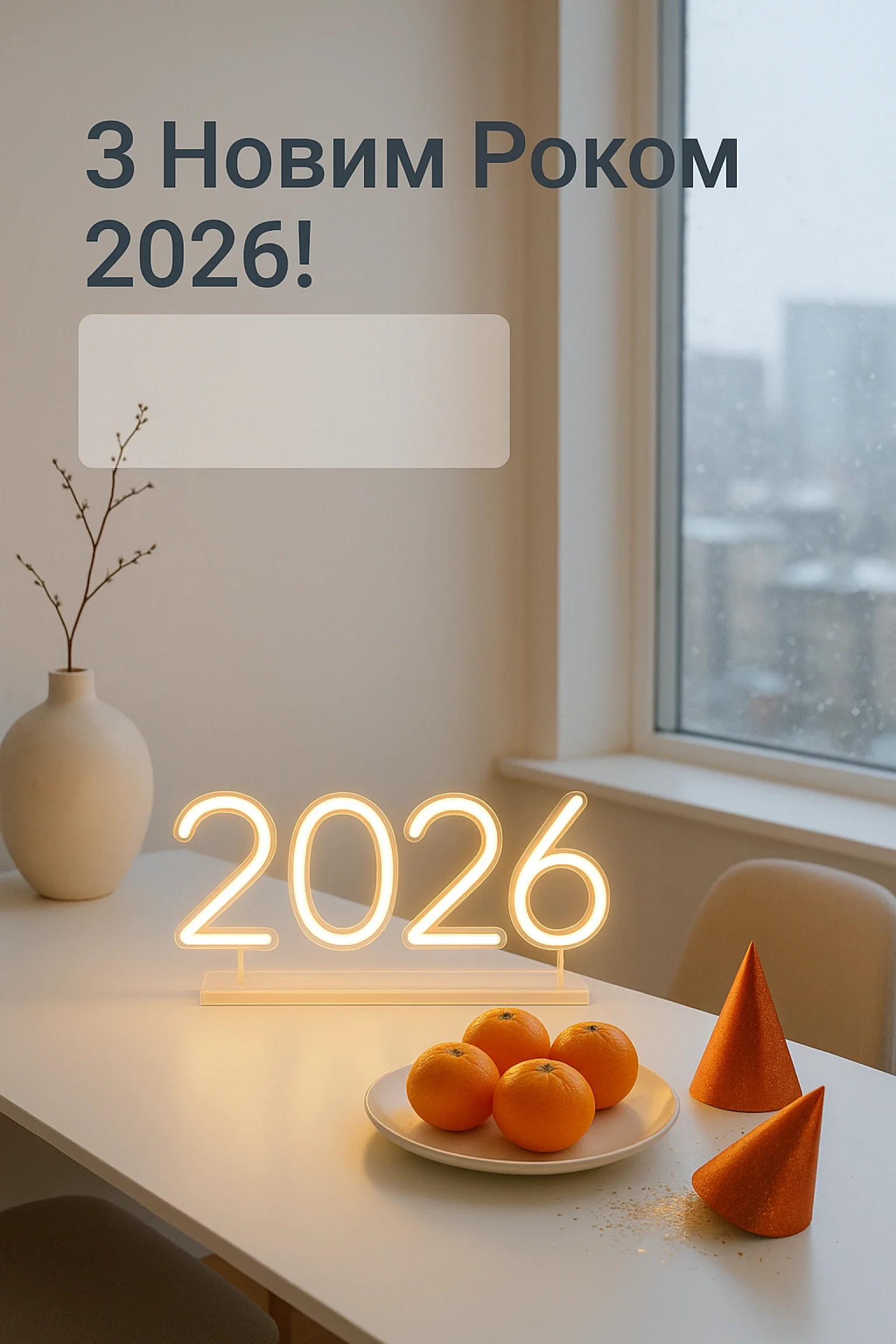 Привітання з новим роком 2026