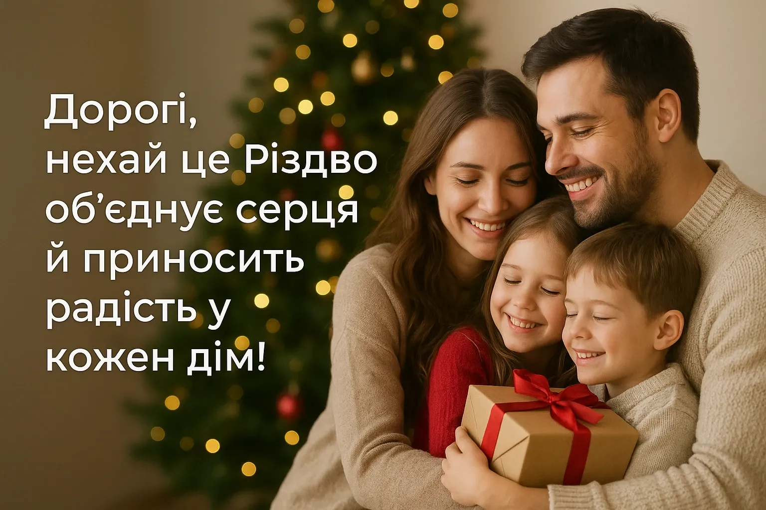 Привітання з різдвом 2025