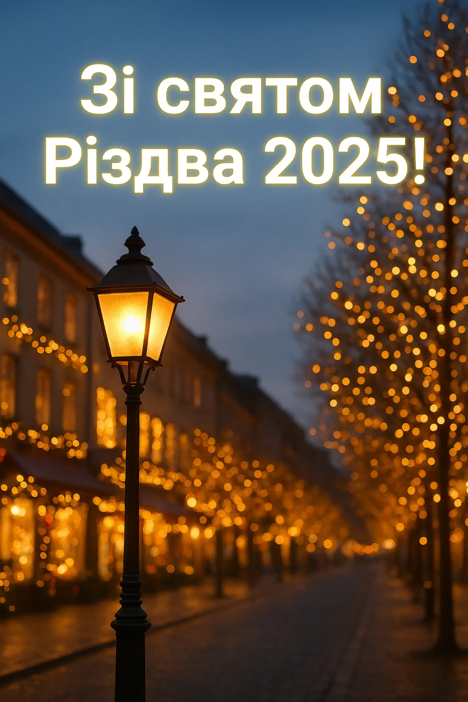 Привітання з різдвом 2025