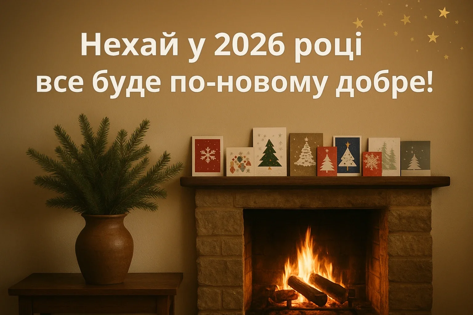 Привітання з прийдешнім новим роком 2026