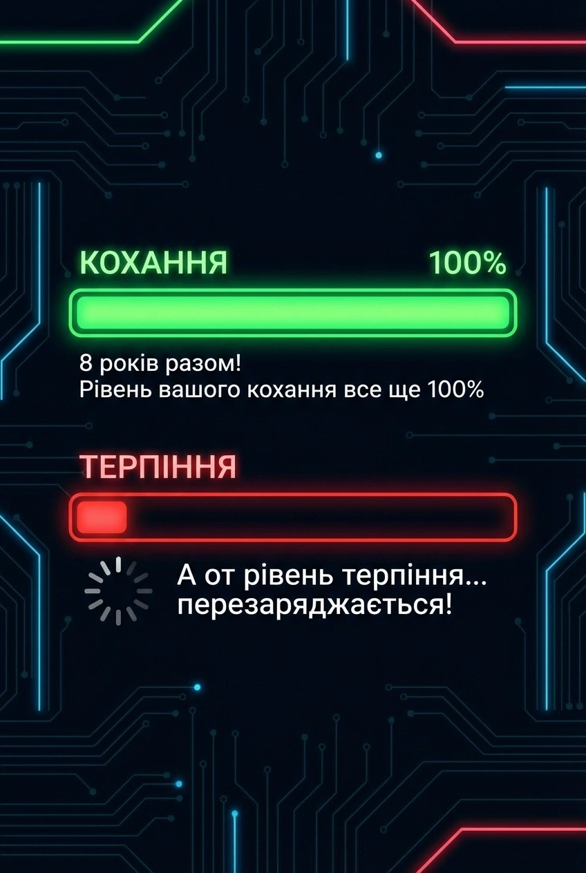 прикольне вітання з річницею весілля 8 років