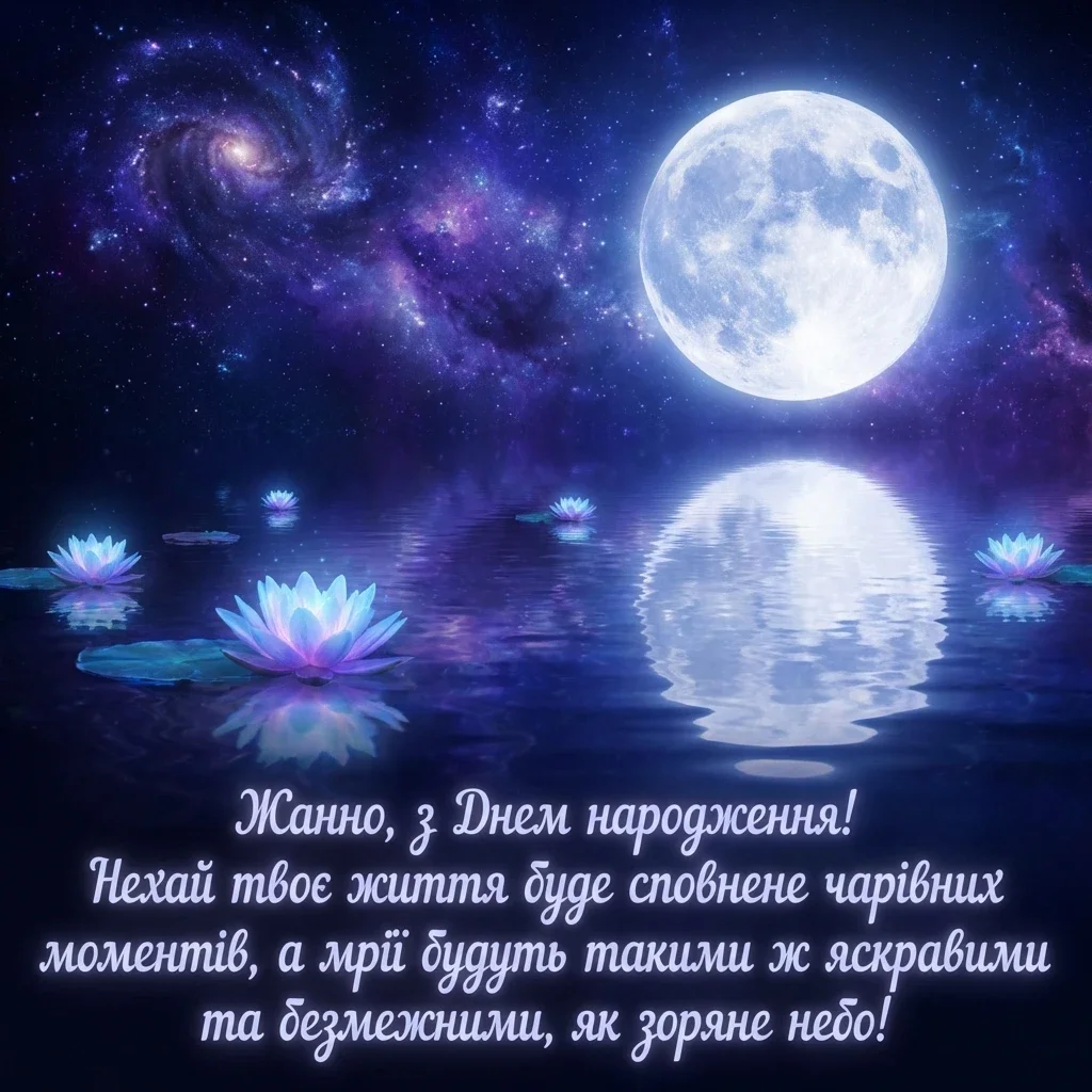 з днем народження жанна