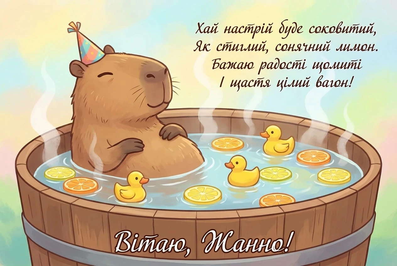 з днем народження жанна