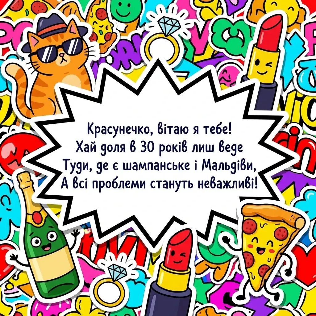кума з ювілеєм 30