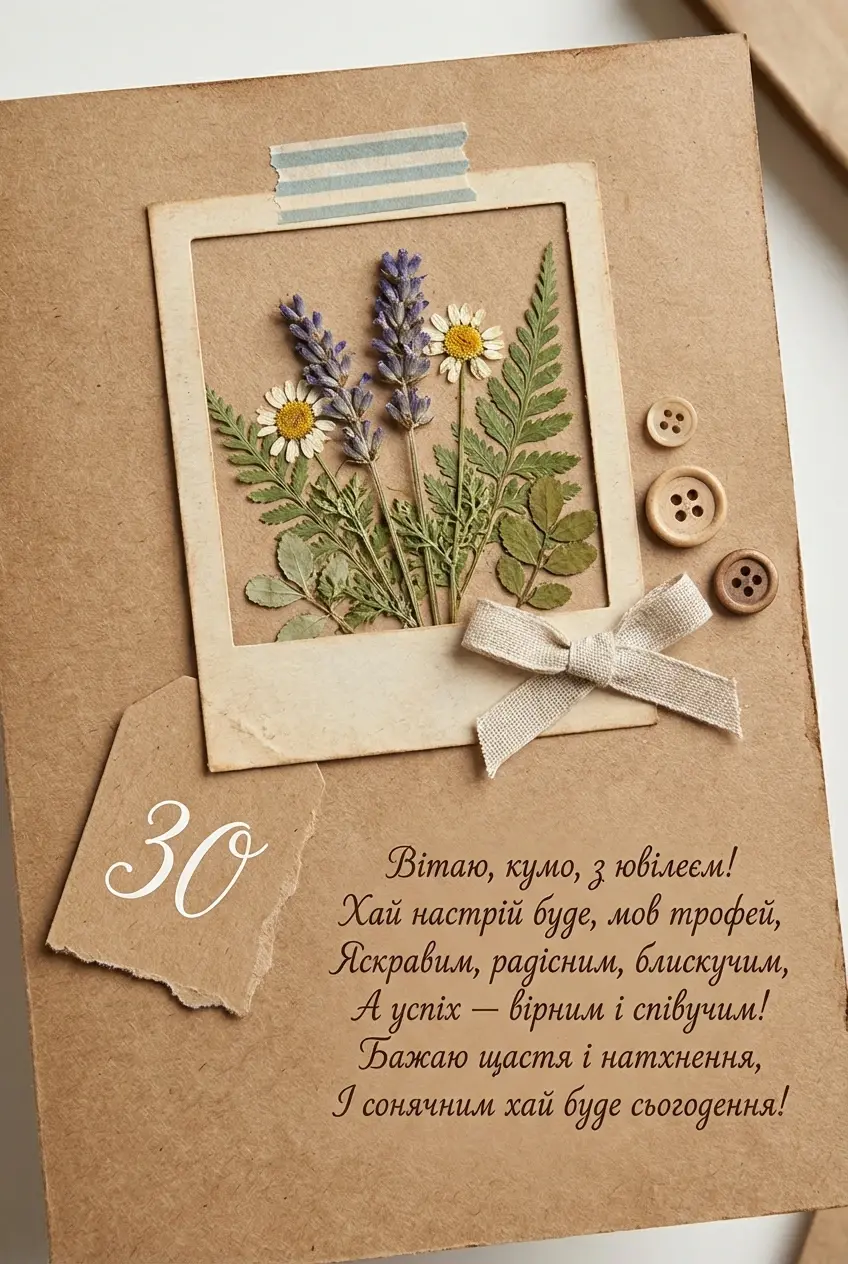 кума з ювілеєм 30