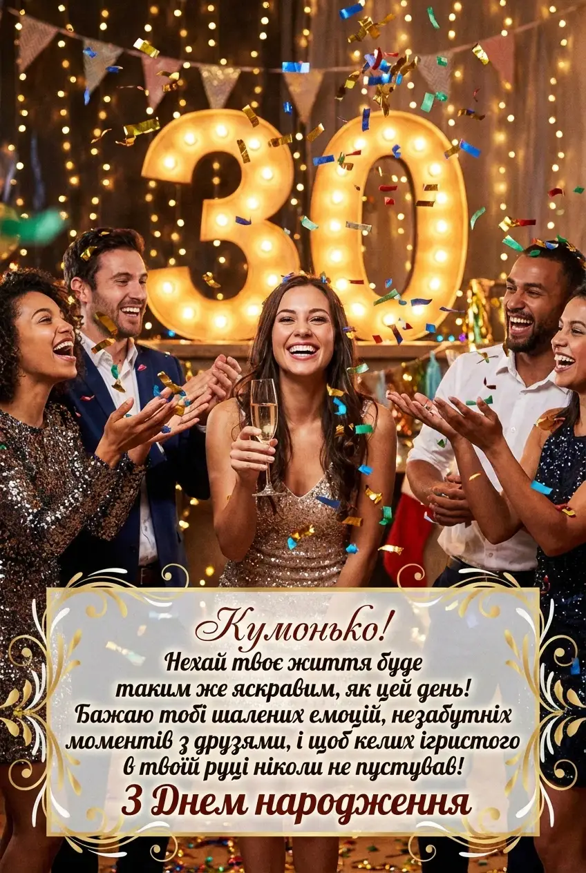 кума з ювілеєм 30