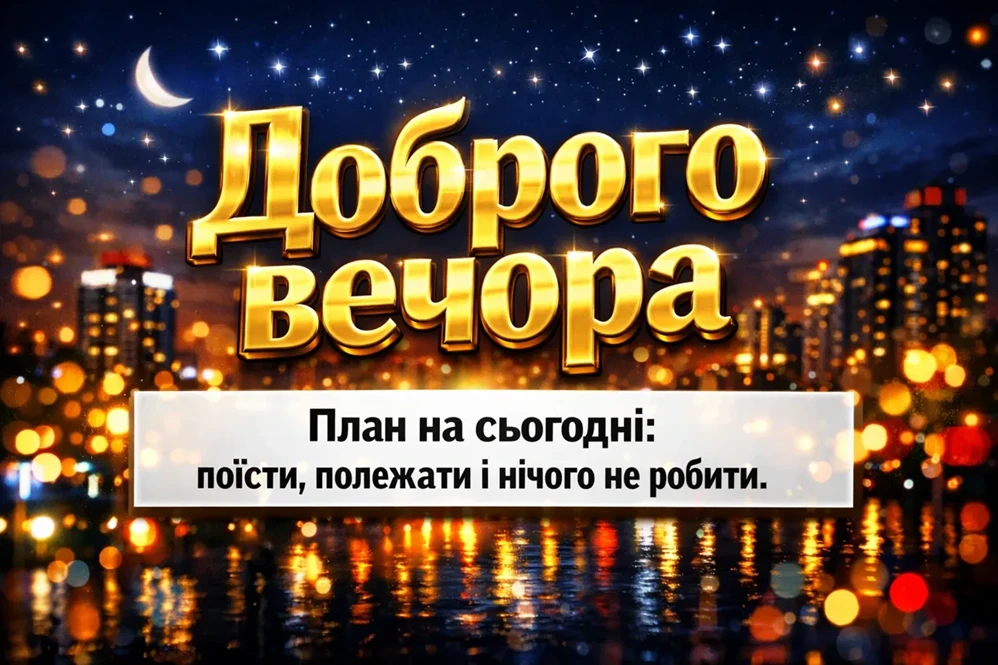 Доброго вечора: затишні картинки та душевні побажання для гарного настрою