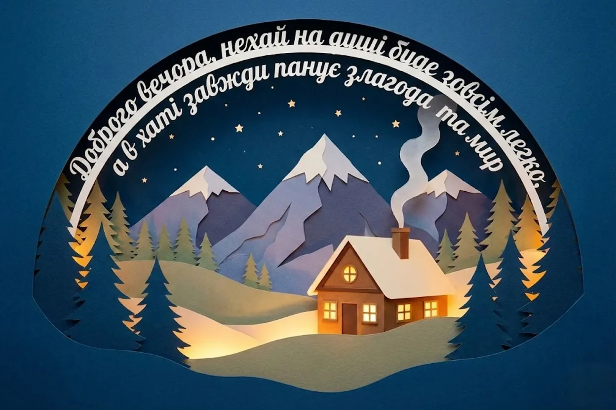Доброго вечора: затишні картинки та душевні побажання для гарного настрою