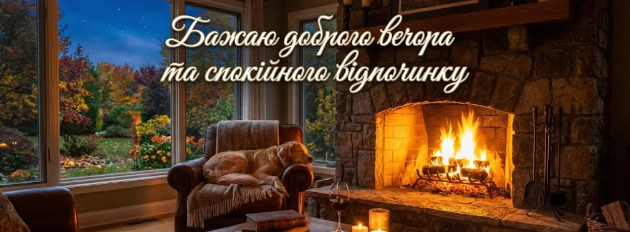 Доброго вечора: затишні картинки та душевні побажання для гарного настрою