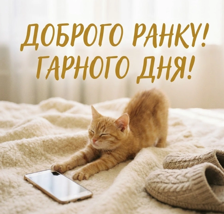 Доброго ранку та гарного дня: душевні картинки для найкращого настрою