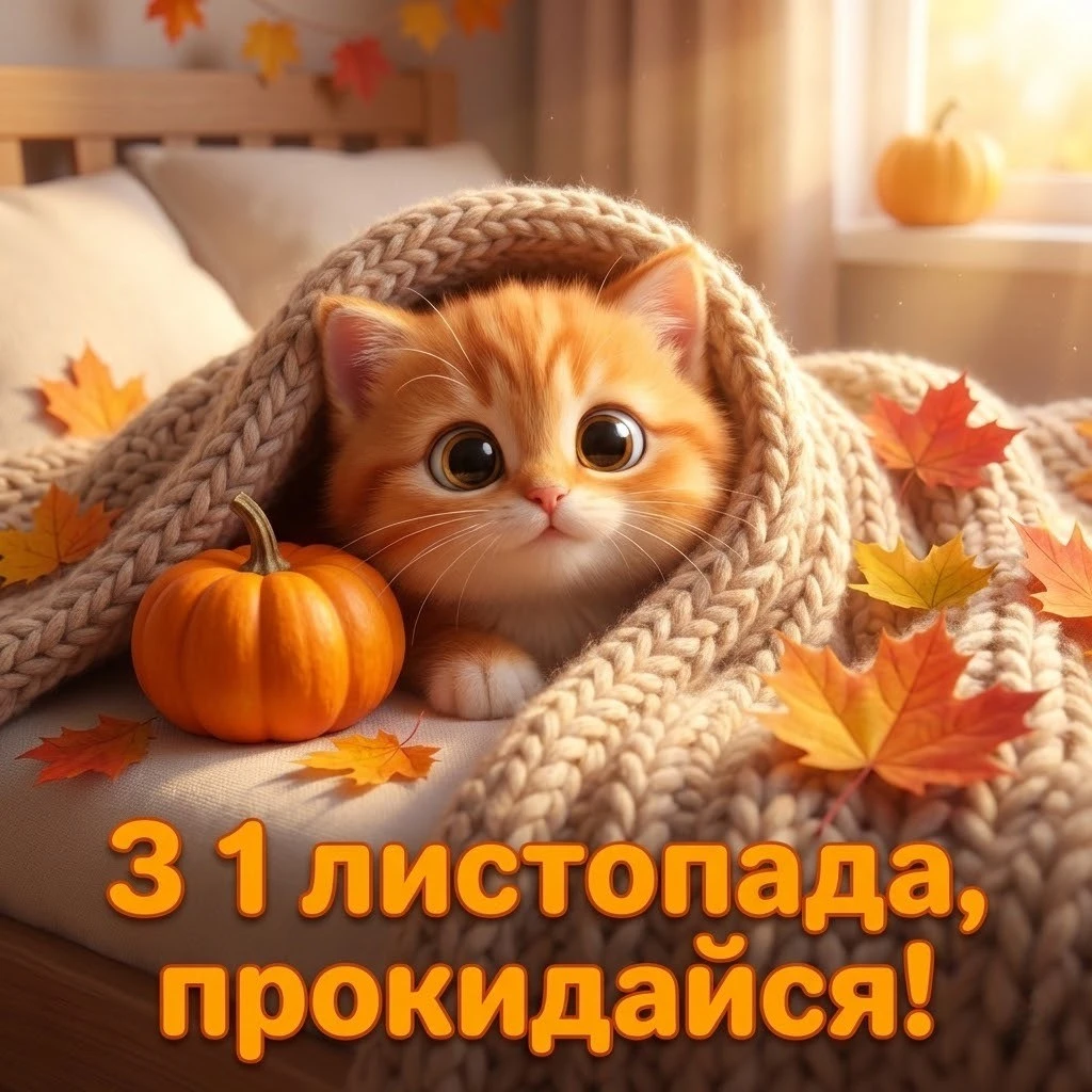1 листопада доброго ранку: душевні картинки та привітання для затишного початку листопада