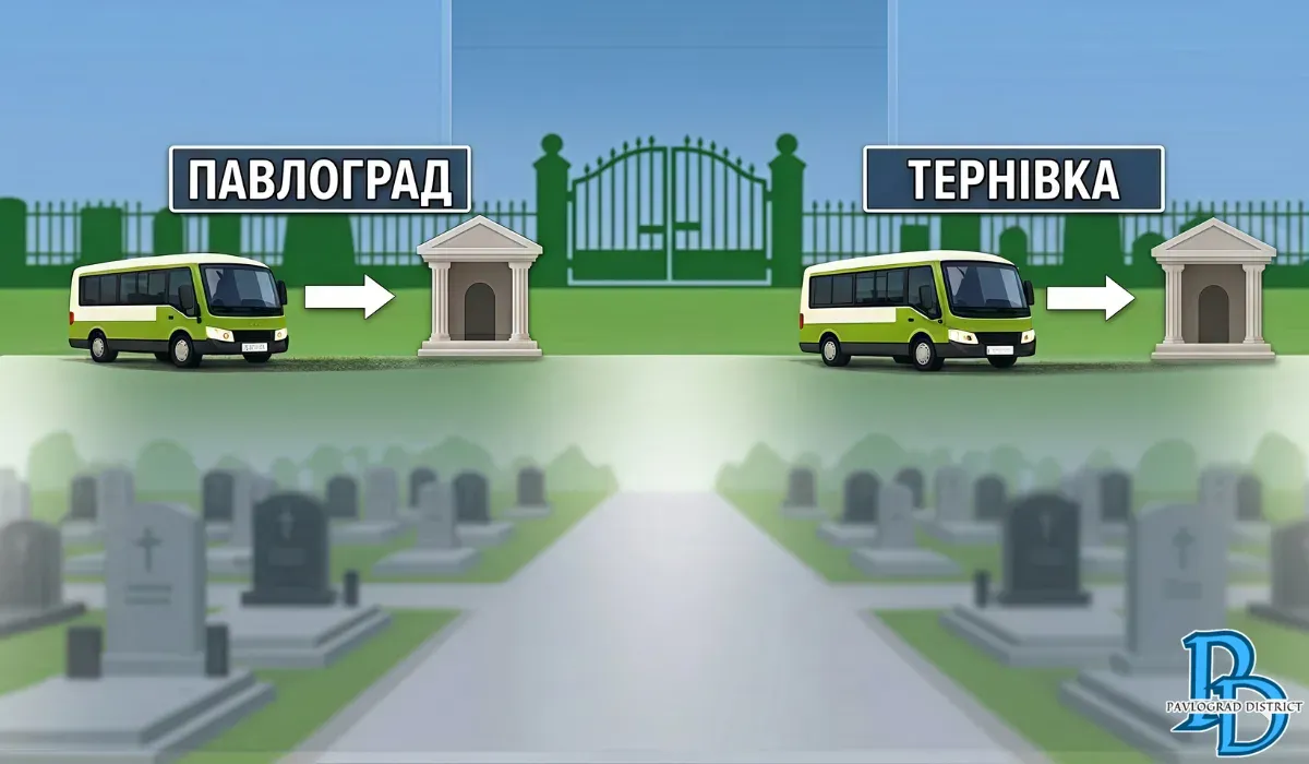 Поминальна неділя: як курсуватиме транспорт до кладовищ у Павлограді та Тернівці