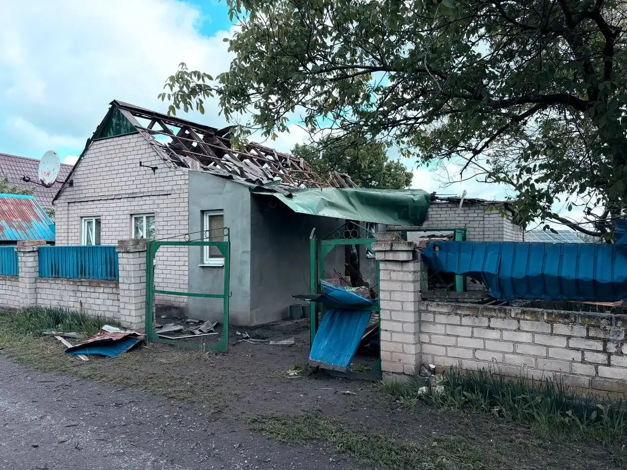 У Богуславі після нічної атаки дрона швидку допомогу отримали всі постраждалі домогосподарства