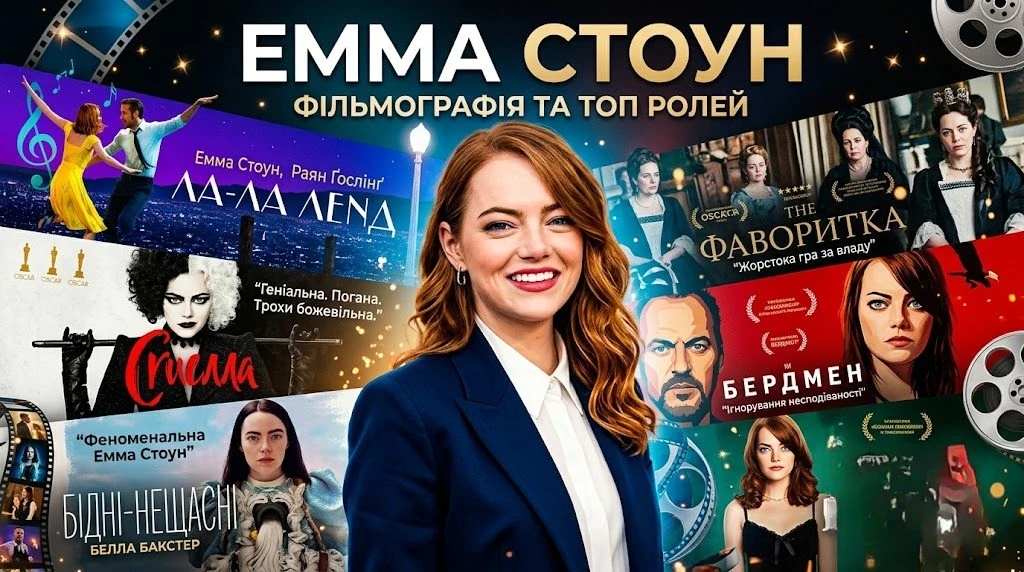 Найкращі фільми Емми Стоун у хронологічному порядку