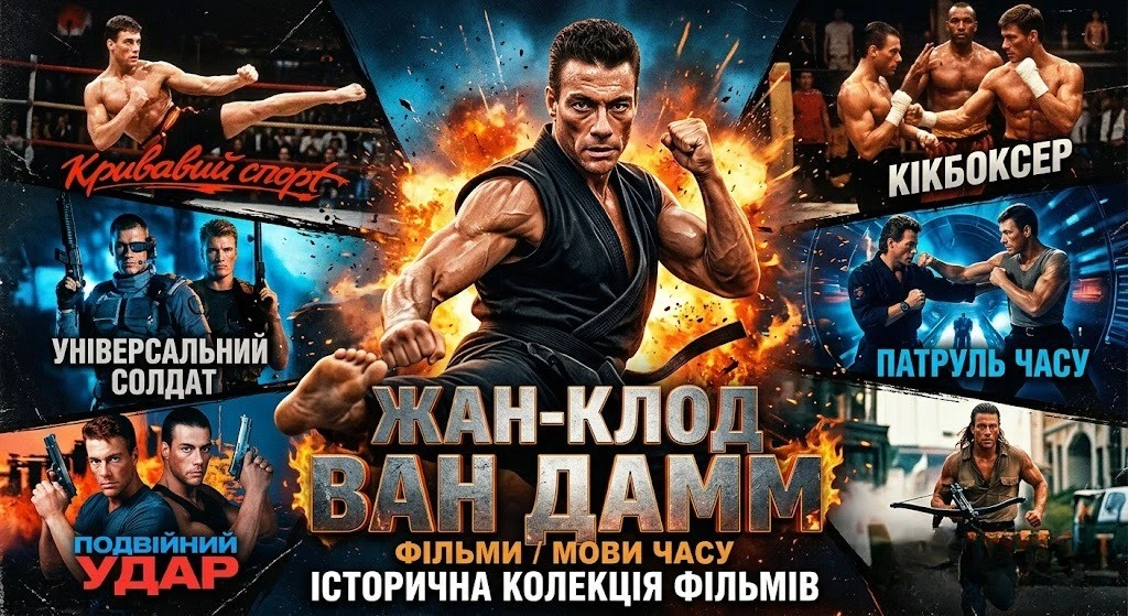 Топ-15 фільми Жан-Клода Ван Дамма, які ви знаєте напам’ять