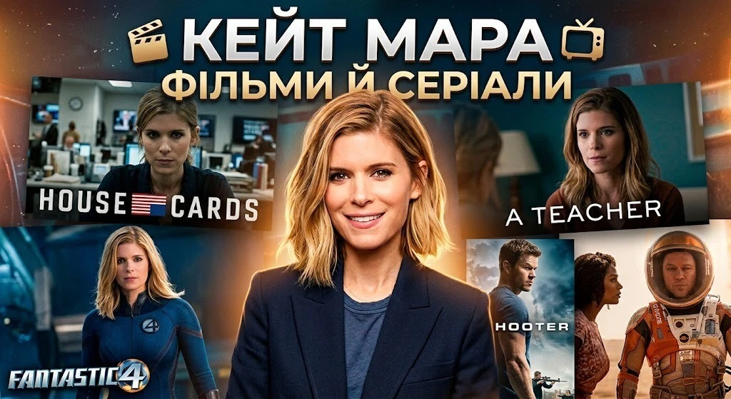 Кейт Мара: фільми й серіали із зірковим складом