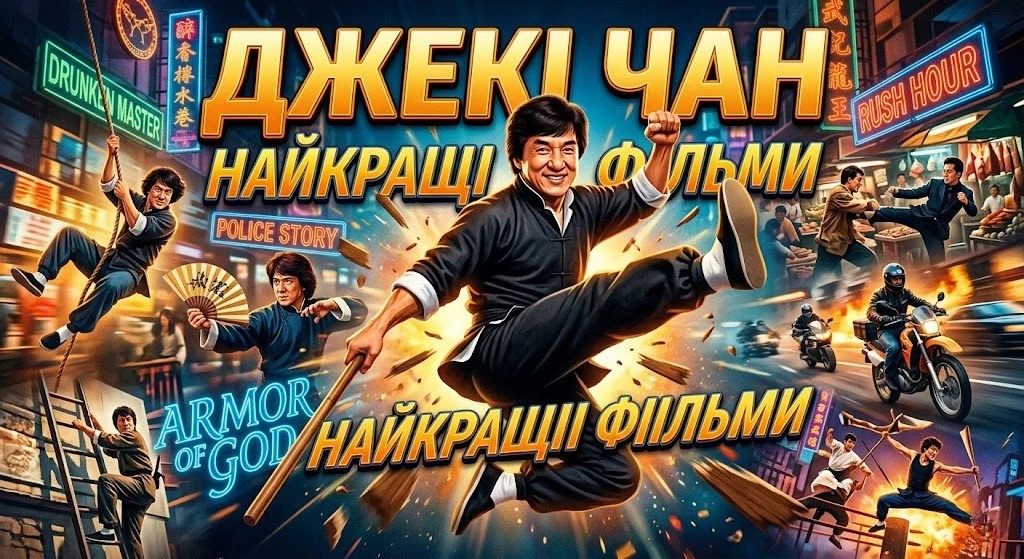 Класичні найкращі фільми Джекі Чана у рейтингу