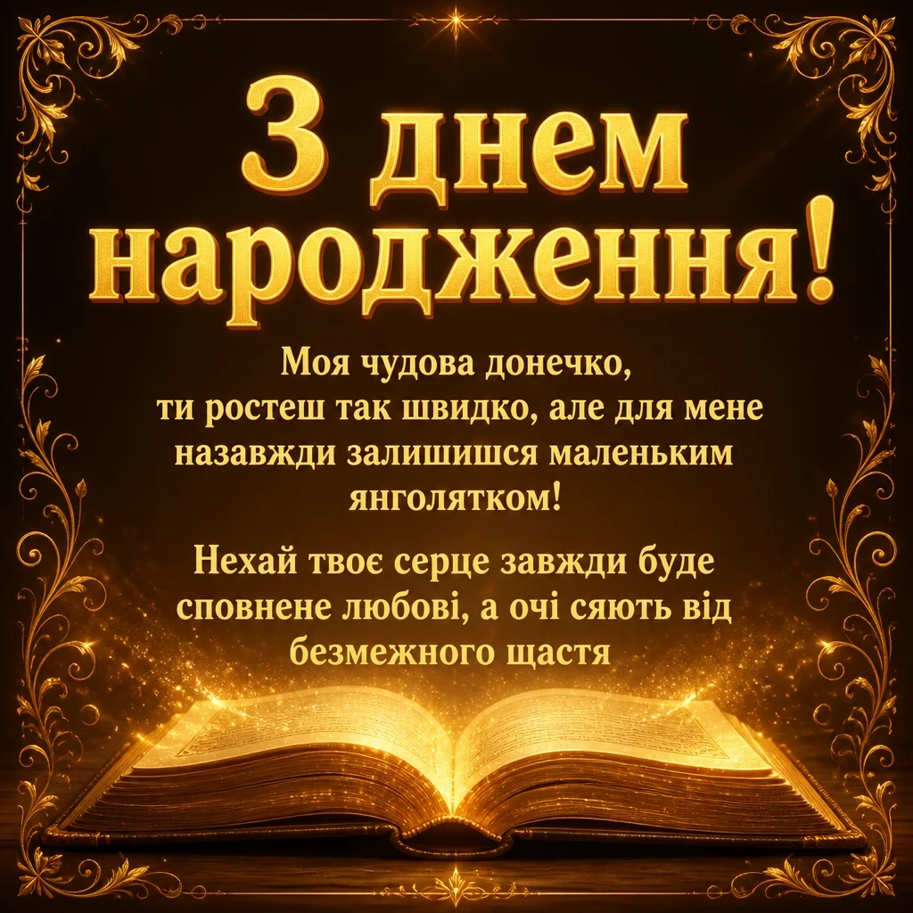 зворушливе привітання з днем народження донечки зворушливе привітання з днем народження донечки