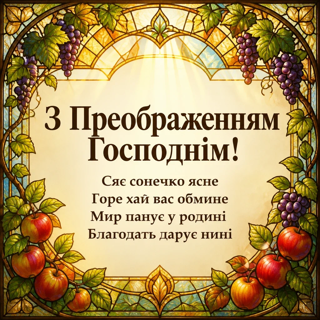привітання з преображенням господнім привітання з преображенням господнім