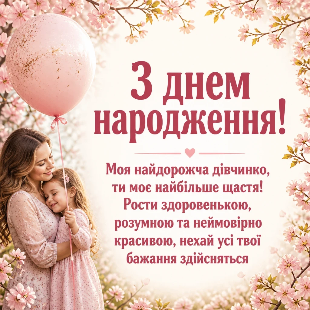 зворушливе привітання з днем народження донечки зворушливе привітання з днем народження донечки