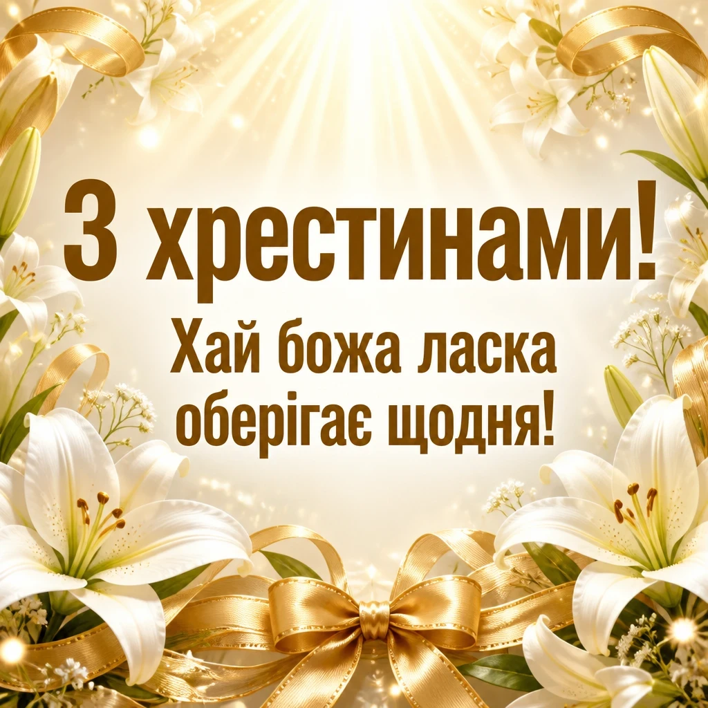привітання з хрестинами привітання з хрестинами
