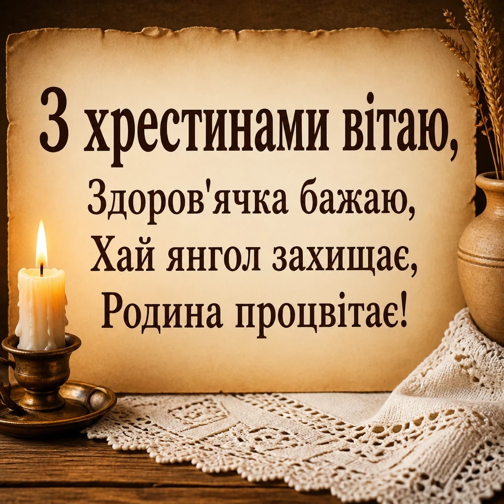 привітання з хрестинами привітання з хрестинами