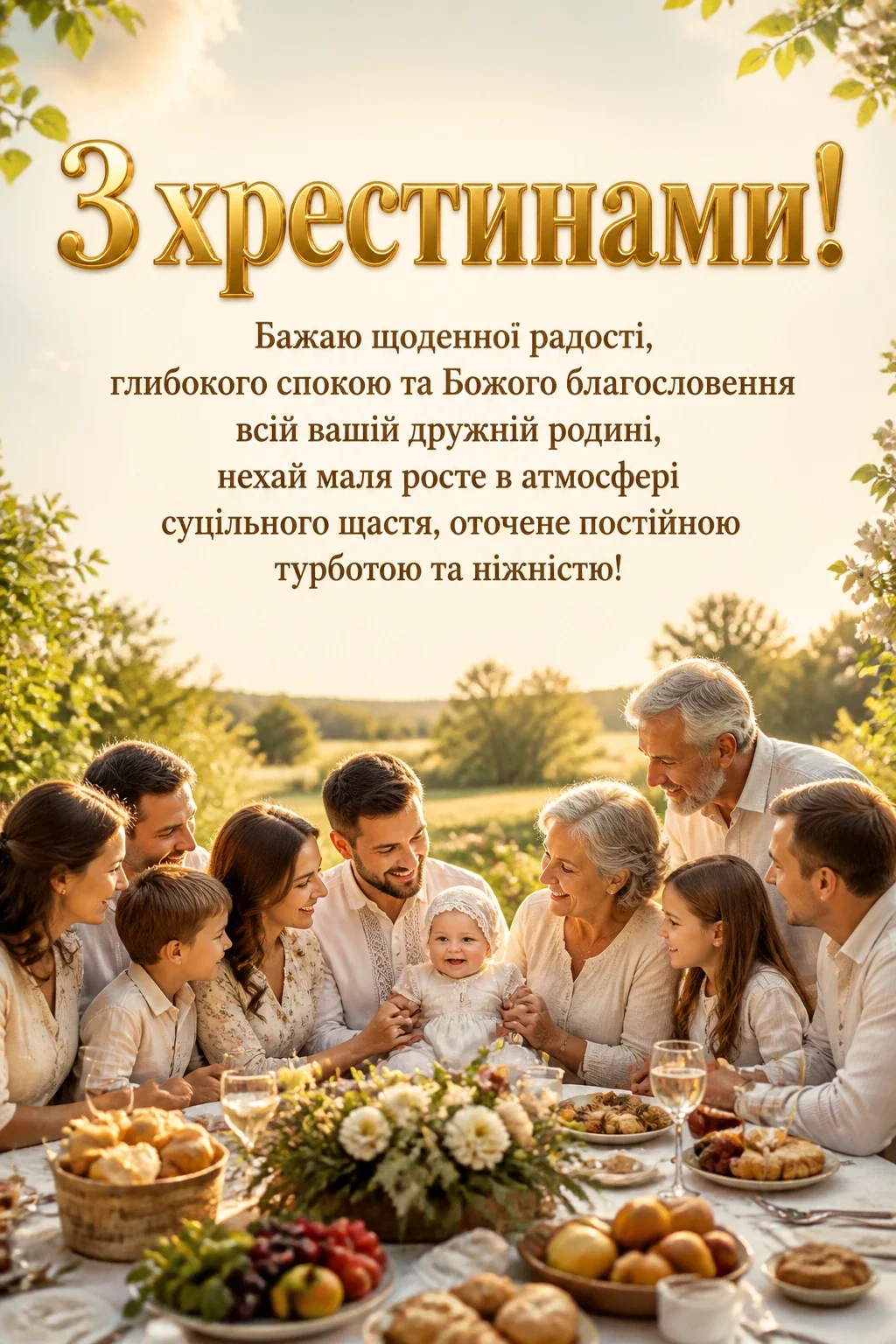привітання з хрестинами привітання з хрестинами