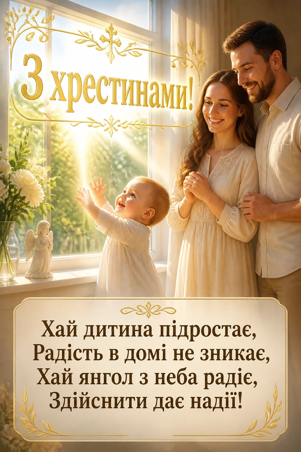 привітання з хрестинами привітання з хрестинами