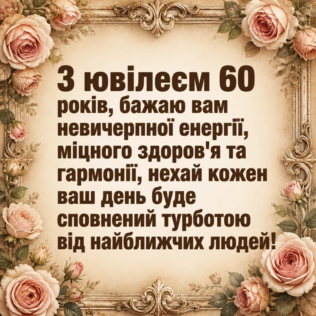 привітання з 60-річчям жінці в прозі привітання з 60-річчям жінці в прозі