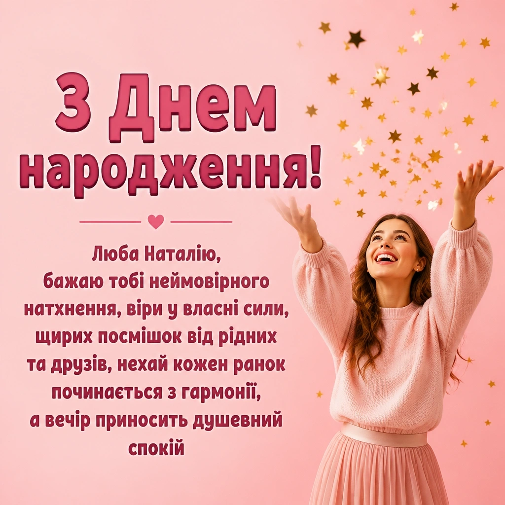 привітання з днем народження наталії привітання з днем народження наталії