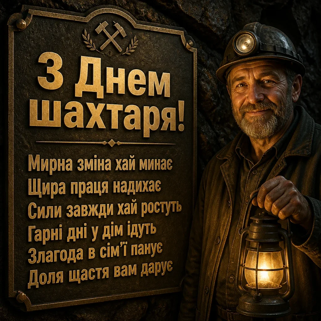 привітання з днем шахтаря привітання з днем шахтаря