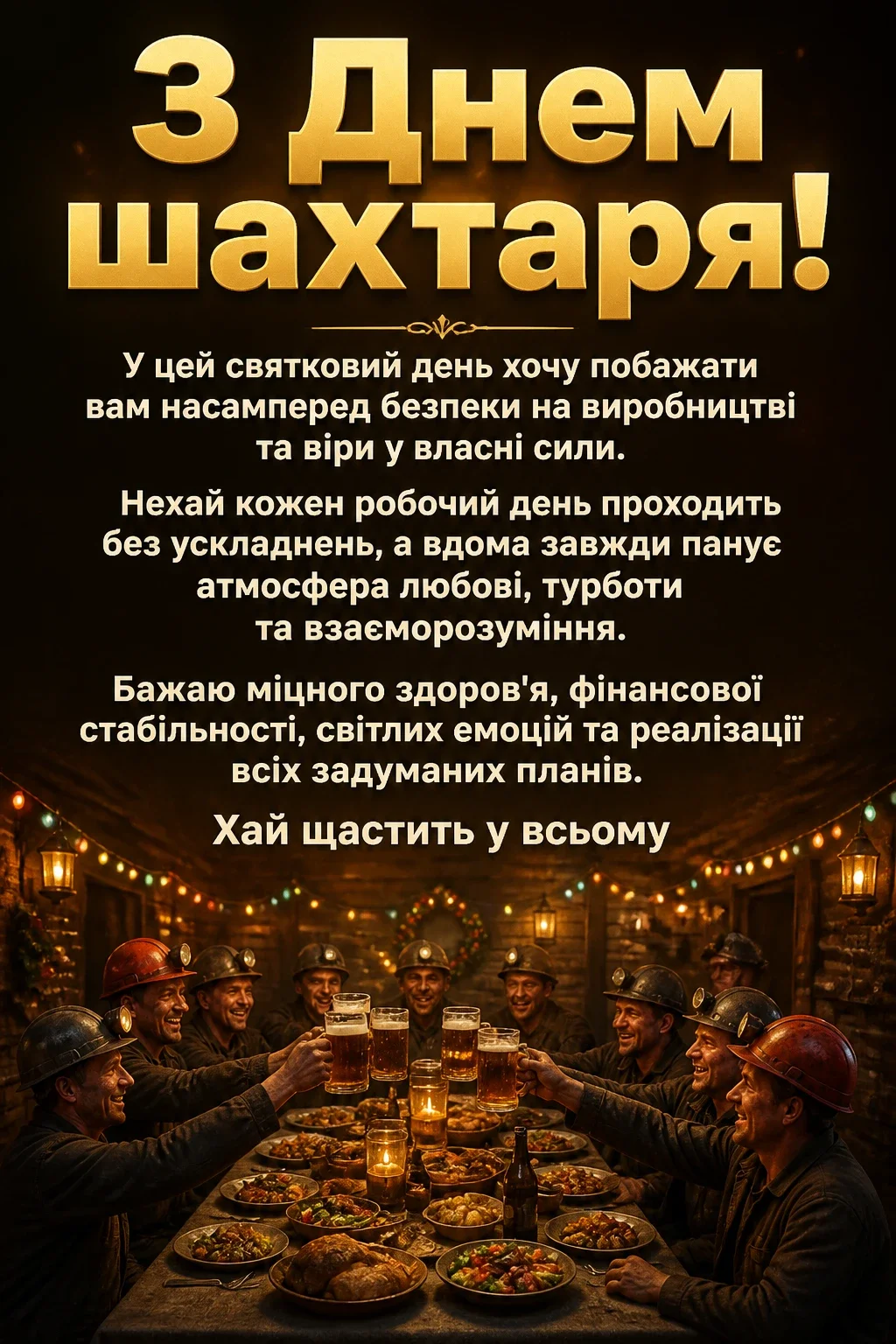привітання з днем шахтаря привітання з днем шахтаря