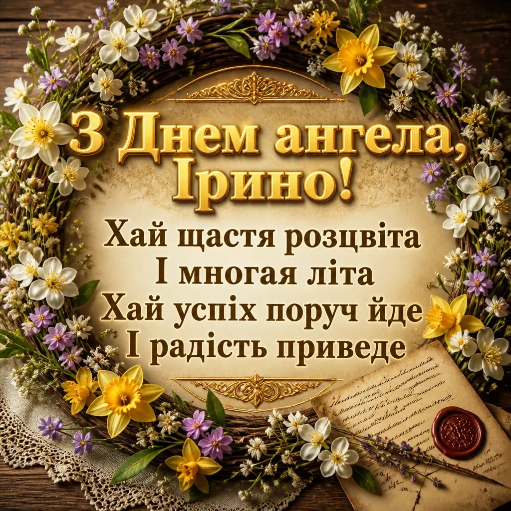 день ангела ірини: привітання день ангела ірини: привітання