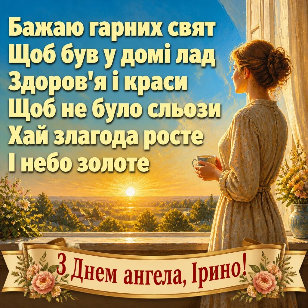 день ангела ірини: привітання день ангела ірини: привітання
